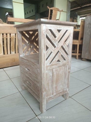 table de nuit en teck4 left